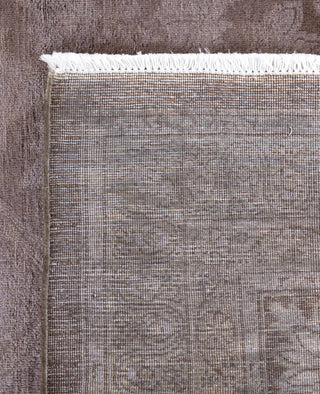 Overdyed Hand-Knotted Wool Modern-Contemporary Gray Area Rug 8' 0" x 10' 1"