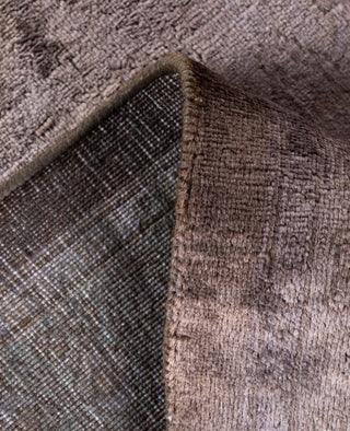 Overdyed Hand-Knotted Wool Modern-Contemporary Gray Area Rug 8' 0" x 10' 1"