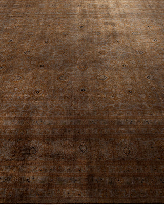 Contemporary Fine Vibrance Green Wool Area Rug - 8' 1" x 10' 5"