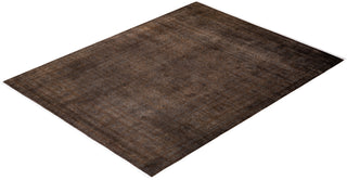 Contemporary Fine Vibrance Green Wool Area Rug - 8' 1" x 10' 5"