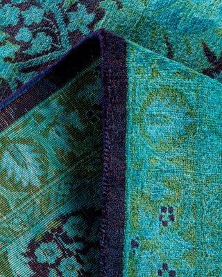 Fine Vibrance, One-of-a-Kind Hand-Knotted Area Rug  - Blue, 8' 0" x 10' 7"