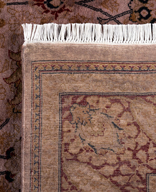Overdyed Hand-Knotted Wool Modern-Contemporary Beige Area Rug 6' 2" x 9' 1"