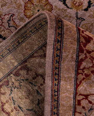 Overdyed Hand-Knotted Wool Modern-Contemporary Beige Area Rug 6' 2" x 9' 1"