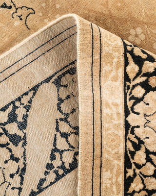 Traditional Hand Knotted Beige Area Rug 6' 3" x 9' 5"