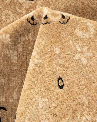 Traditional Hand Knotted Beige Area Rug 6' 3" x 9' 5"