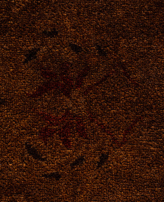 Contemporary Overdyed Wool Hand Knotted Brown Area Rug 6' 1" x 8' 10"