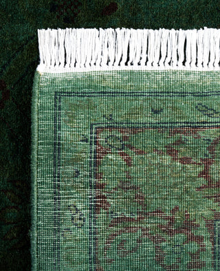 Fine Vibrance, One-of-a-Kind Hand-Knotted Area Rug  - Green, 2' 8" x 11' 9"