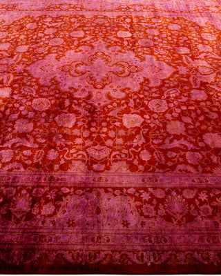 Contemporary Hand Knotted  Pink Area Rug 8' 3" x 10' 2"