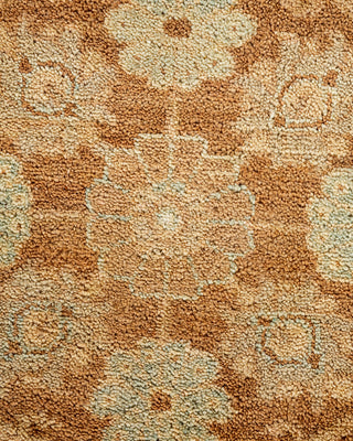 Traditional Hand Knotted Brown Area Rug 9' 0" x 11' 10"