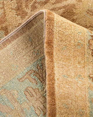 Traditional Hand Knotted Brown Area Rug 9' 0" x 11' 10"