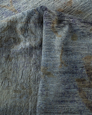 Vibrance, One-of-a-Kind Hand-Knotted Area Rug - Purple, 11' 10" x 14' 9" - Solo Rugs