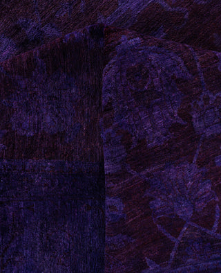 Overdyed One-of-a-Kind Wool Purple Area Rug 12' 0" x 17' 9"