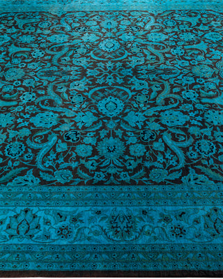 Fine Vibrance, One-of-a-Kind Hand-Knotted Area Rug  - Blue, 8' 2" x 12' 5"