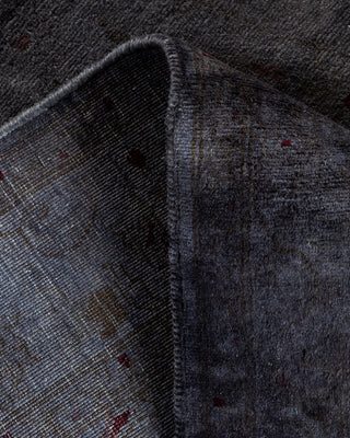 Contemporary Fine Vibrance Gray Wool Area Rug - 3' 2" x 5' 1"