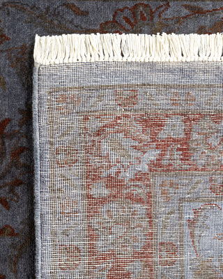 Contemporary Fine Vibrance Gray Wool Area Rug - 3' 1" x 5' 3"