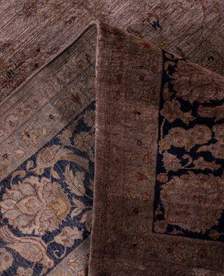 Overdyed Hand-Knotted Wool Modern-Contemporary Brown Area Rug 8' 1" x 10' 2"