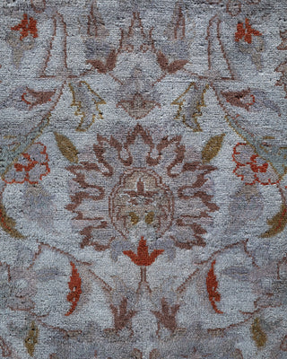 Contemporary Hand Knotted  Gray Area Rug 10' 1" x 14' 5"