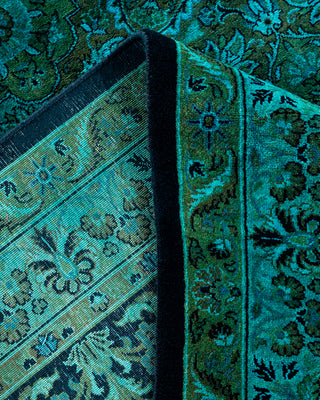 Overdyed Hand-Knotted Blue Area Rug 9' 3" x 16' 0"