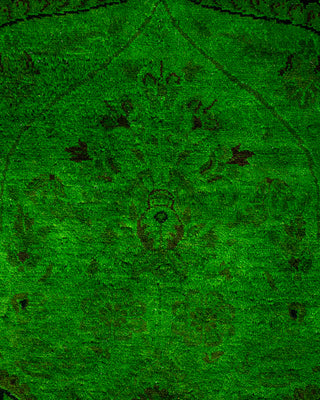Contemporary Hand Knotted  Green Area Rug 8' 1" x 10' 7"