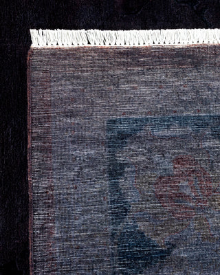 Contemporary Fine Vibrance Gray Wool Area Rug - 8' 3" x 10' 4"