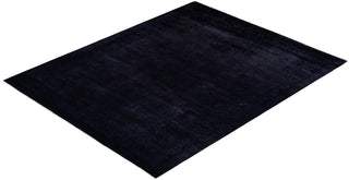 Contemporary Fine Vibrance Gray Wool Area Rug - 8' 3" x 10' 4"
