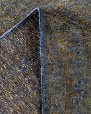 Contemporary Fine Vibrance Gray Wool Area Rug - 7' 10" x 10' 4"
