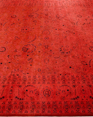 Fine Vibrance, One-of-a-Kind Hand-Knotted Area Rug - Pink, 8' 1" x 10' 5" - Solo Rugs