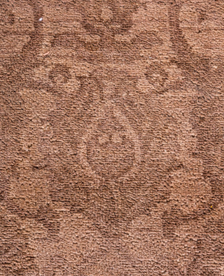 Contemporary Overdyed Wool Hand Knotted Beige Area Rug 4' 0" x 6' 1"