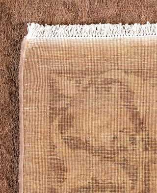 Contemporary Overdyed Wool Hand Knotted Beige Area Rug 4' 0" x 6' 1"