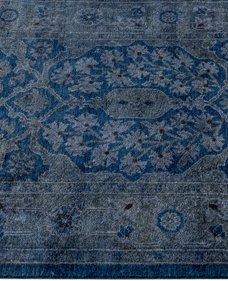 Overdyed One-of-a-Kind Wool Gray Runner 2' 7" x 20' 3"