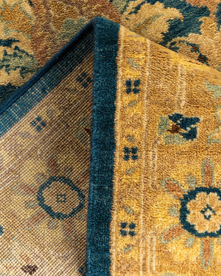 Traditional Hand-Knotted Blue Runner 2' 7" x 10' 4"