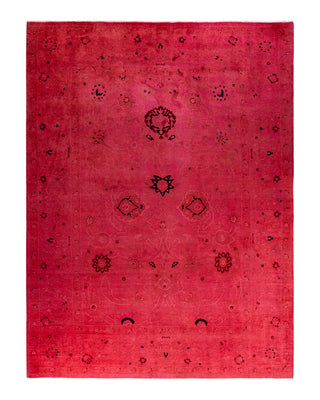Modern Fine Vibrance Pink Area Rug 8' 9" x 11' 9"