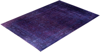 Vibrance, One-of-a-Kind Hand-Knotted Area Rug  - Purple, 12' 3" x 17' 6"