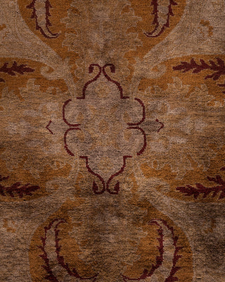 Contemporary Fine Vibrance Gray Wool Area Rug - 10' 2" x 14' 5"