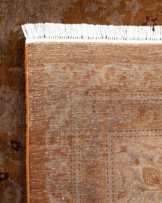 Contemporary Fine Vibrance Gray Wool Area Rug - 10' 2" x 14' 5"
