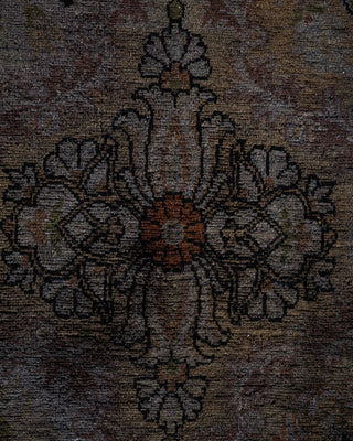 Contemporary Fine Vibrance Gray Wool Area Rug - 10' 2" x 10' 2"