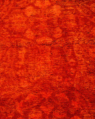 Contemporary Fine Vibrance Orange Wool Runner - 3' 1" x 13' 0"