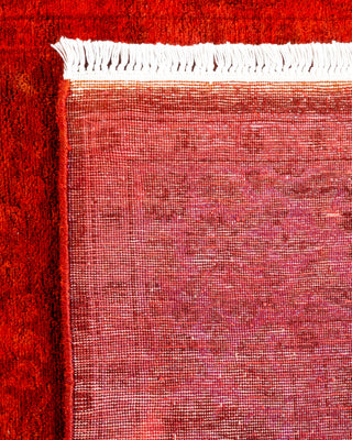 Contemporary Fine Vibrance Orange Wool Runner - 3' 1" x 13' 0"