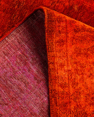 Contemporary Fine Vibrance Orange Wool Runner - 3' 1" x 13' 0"