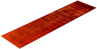 Contemporary Fine Vibrance Orange Wool Runner - 3' 1" x 13' 0"