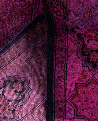 Fine Vibrance, One-of-a-Kind Hand-Knotted Area Rug  - Purple, 2' 7" x 11' 8"