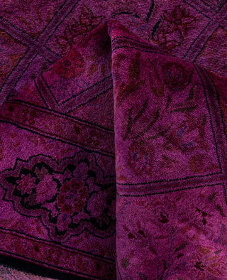 Fine Vibrance, One-of-a-Kind Hand-Knotted Area Rug  - Purple, 2' 7" x 11' 8"