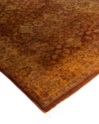 Contemporary Hand Knotted  Red Runner 2' 7" x 24' 1"