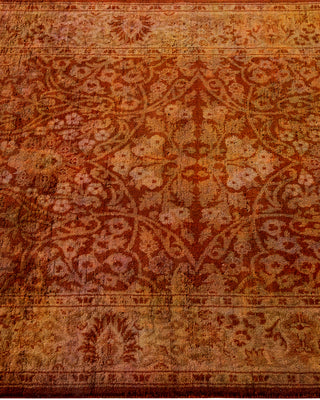 Contemporary Hand Knotted  Red Runner 2' 7" x 24' 1"