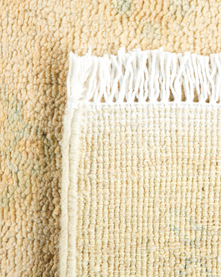 Traditional Hand Knotted Ivory Area Rug 6' 3" x 9' 9"