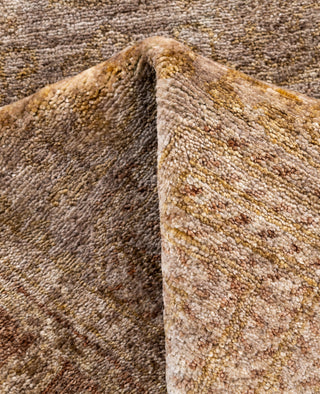 Overdyed One-of-a-Kind Wool Beige Runner 2' 7" x 7' 9"