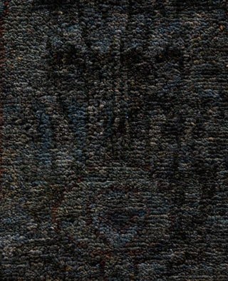 Contemporary Overdyed Wool Hand Knotted Black Area Rug 10' 2" x 13' 7"