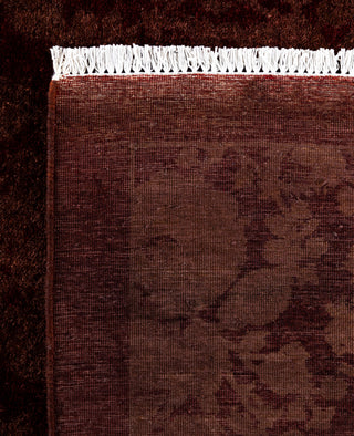 Overdyed One-of-a-Kind Wool Gold Area Rug 4' 2" x 5' 10"