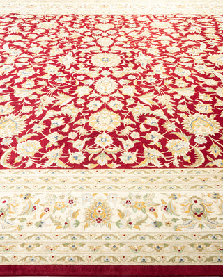 Traditional Hand Knotted Red Area Rug 10' 2" x 14' 9"