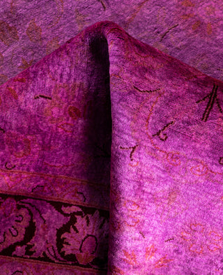 Fine Vibrance, One-of-a-Kind Hand-Knotted Area Rug  - Purple, 3' 2" x 5' 0"